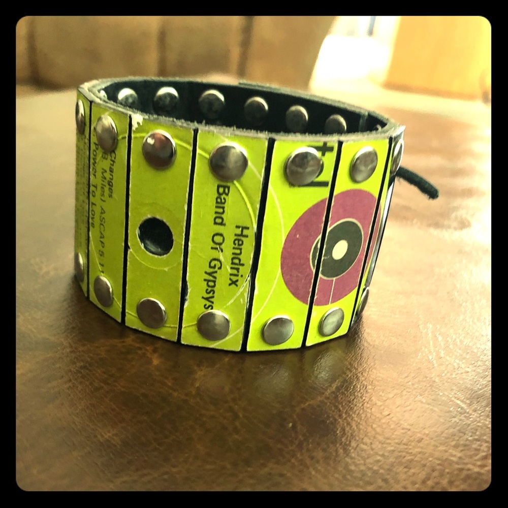 Bracelet Made w/ Hendrix Record HardRock hotel!